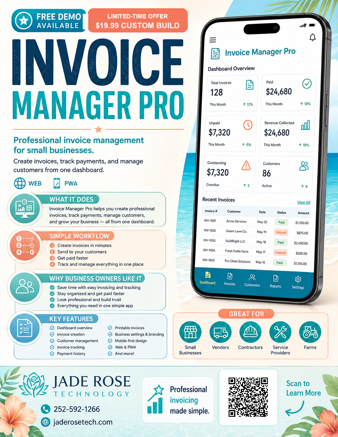 Invoice Manager Pro flyer