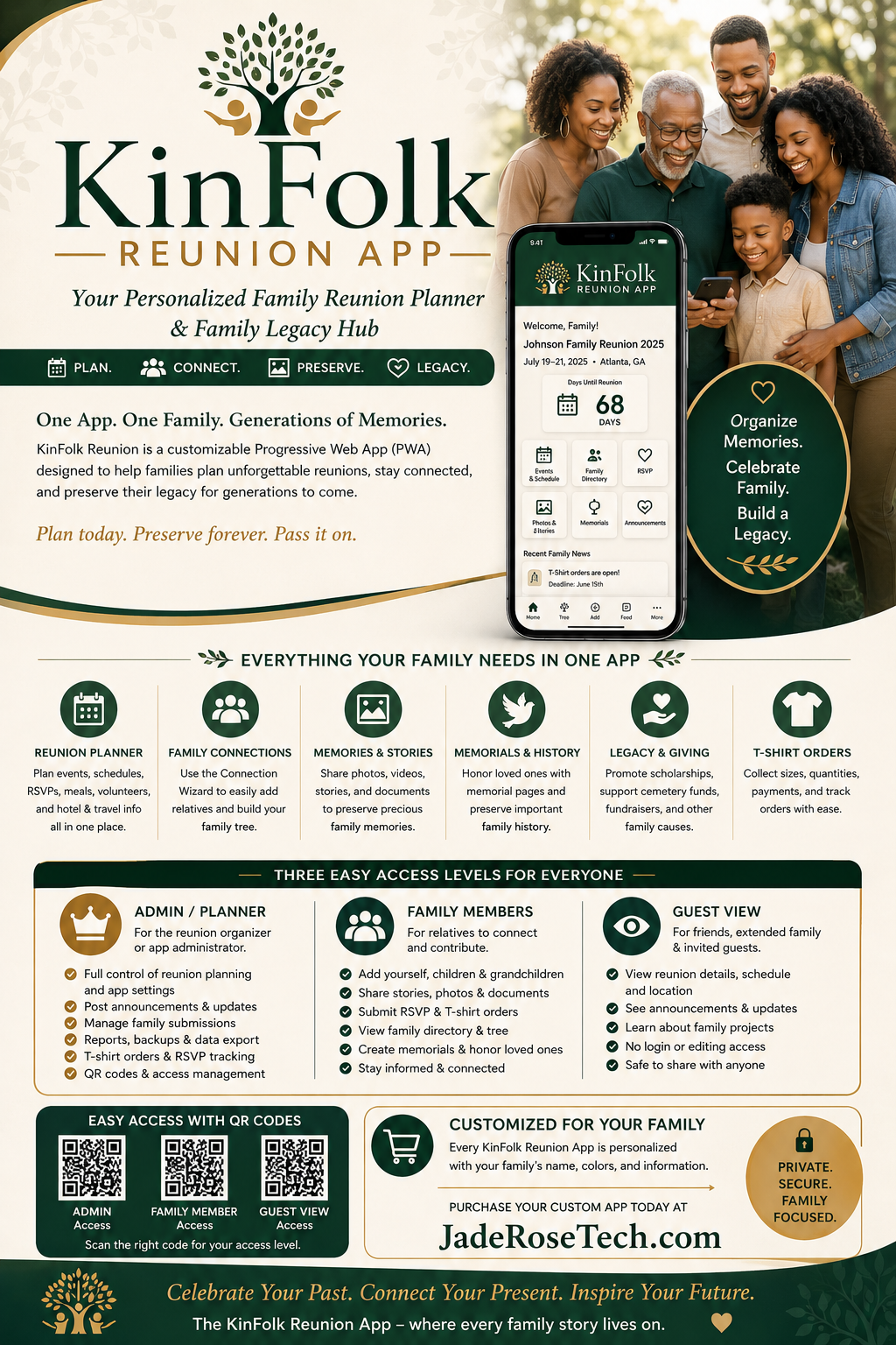 KinFolk Reunion flyer